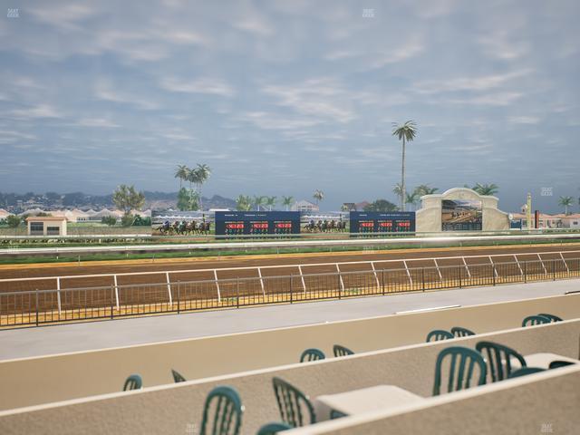 Del Mar Thoroughbred Club - Section Stretch Run Grill W Lvl 1 Tbl 156 Seat View