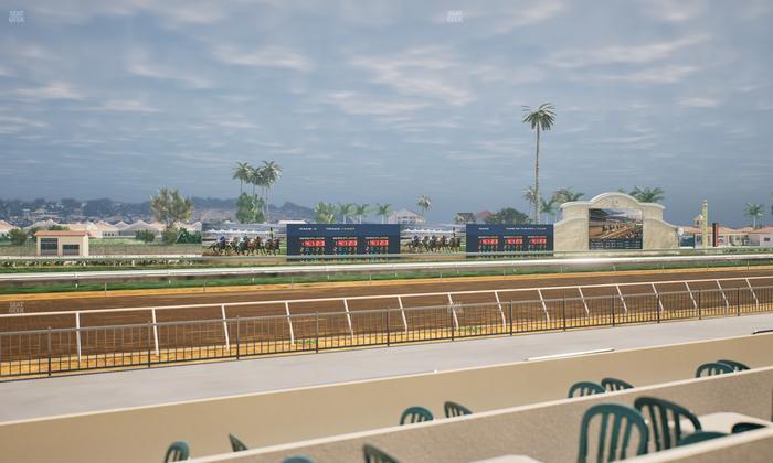 Del Mar Thoroughbred Club - Section Stretch Run Grill W Lvl 1 Tbl 156 Seat View