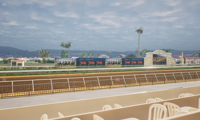 Del Mar Thoroughbred Club - Section Stretch Run Grill W Lvl 1 Tbl 157 Seat View