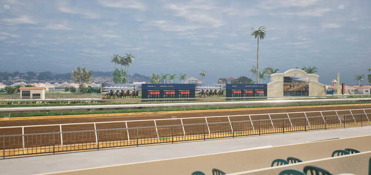 Del Mar Thoroughbred Club - Section Stretch Run Grill W Lvl 1 Tbl 157 Seat View