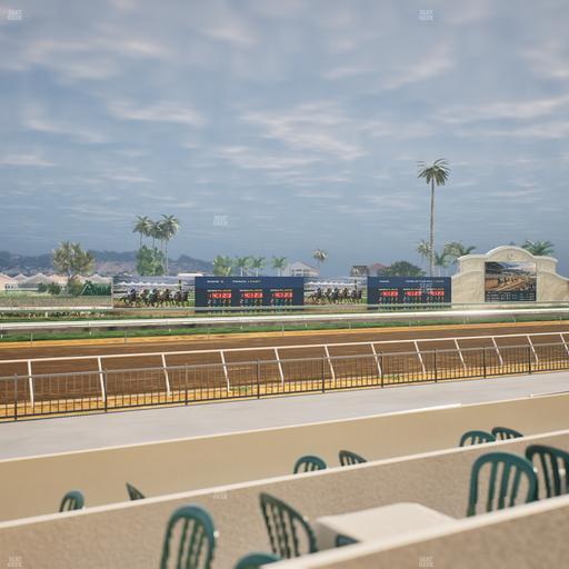 Del Mar Thoroughbred Club - Section Stretch Run Grill W Lvl 1 Tbl 157 Seat View