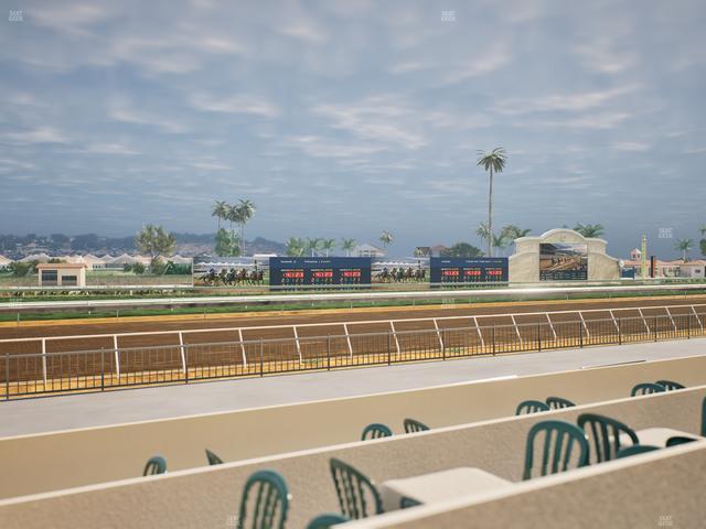 Del Mar Thoroughbred Club - Section Stretch Run Grill W Lvl 1 Tbl 157 Seat View