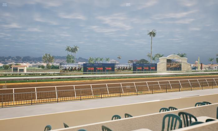 Del Mar Thoroughbred Club - Section Stretch Run Grill W Lvl 1 Tbl 157 Seat View