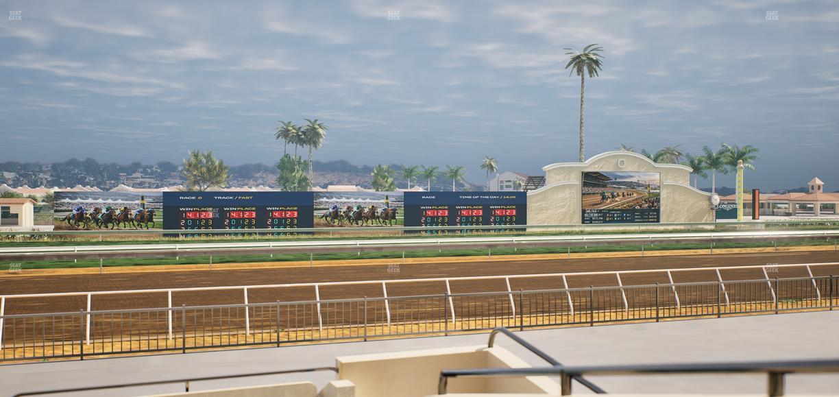 Del Mar Thoroughbred Club - Section Stretch Run Grill W Lvl 1 Tbl 160 Seat View