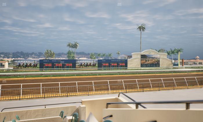 Del Mar Thoroughbred Club - Section Stretch Run Grill W Lvl 1 Tbl 160 Seat View