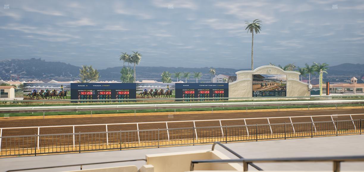 Del Mar Thoroughbred Club - Section Stretch Run Grill W Lvl 1 Tbl 160 Seat View