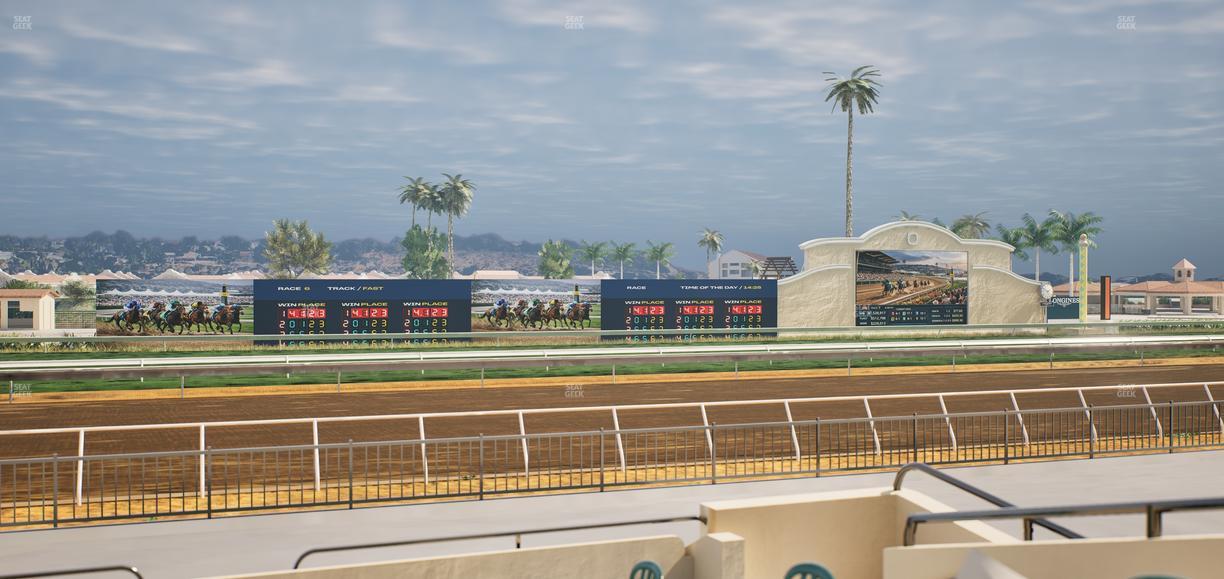 Del Mar Thoroughbred Club - Section Stretch Run Grill W Lvl 1 Tbl 161 Seat View