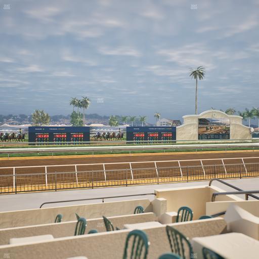 Del Mar Thoroughbred Club - Section Stretch Run Grill W Lvl 1 Tbl 161 Seat View