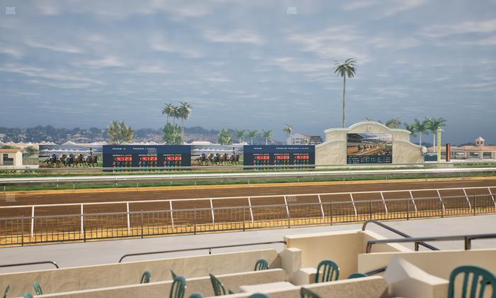 Del Mar Thoroughbred Club - Section Stretch Run Grill W Lvl 1 Tbl 161 Seat View
