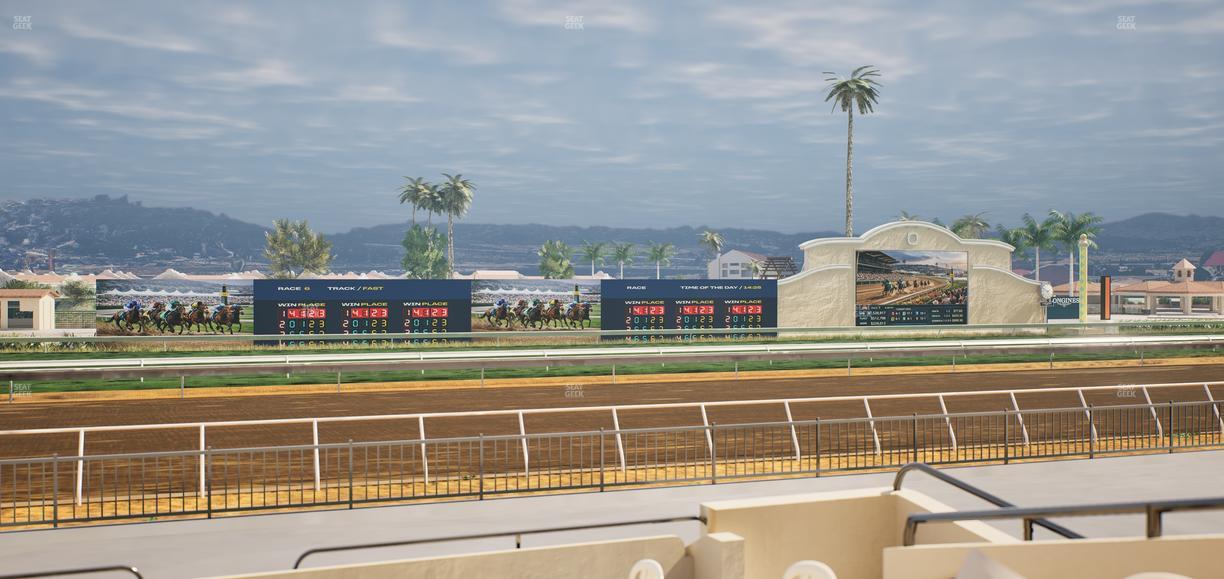 Del Mar Thoroughbred Club - Section Stretch Run Grill W Lvl 1 Tbl 161 Seat View