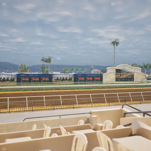 Del Mar Thoroughbred Club - Section Stretch Run Grill W Lvl 1 Tbl 161 Seat View
