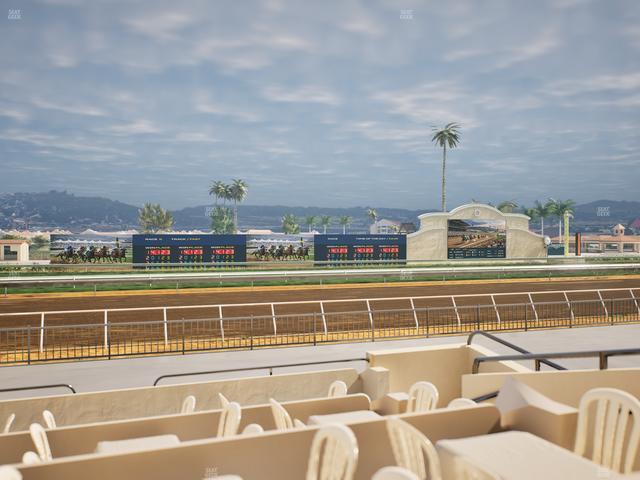Del Mar Thoroughbred Club - Section Stretch Run Grill W Lvl 1 Tbl 161 Seat View