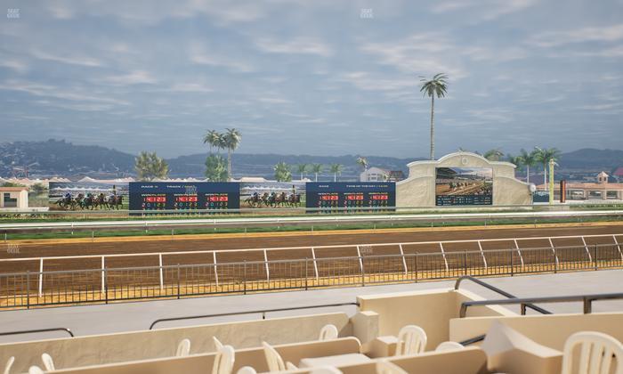 Del Mar Thoroughbred Club - Section Stretch Run Grill W Lvl 1 Tbl 161 Seat View