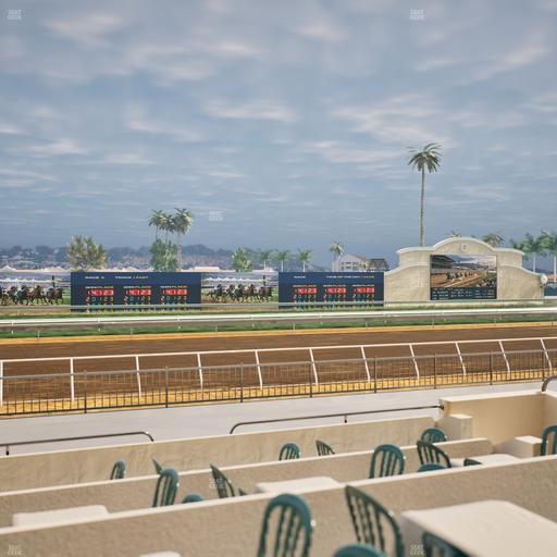Del Mar Thoroughbred Club - Section Stretch Run Grill W Lvl 1 Tbl 162 Seat View