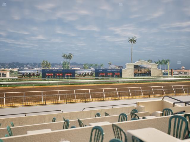 Del Mar Thoroughbred Club - Section Stretch Run Grill W Lvl 1 Tbl 162 Seat View