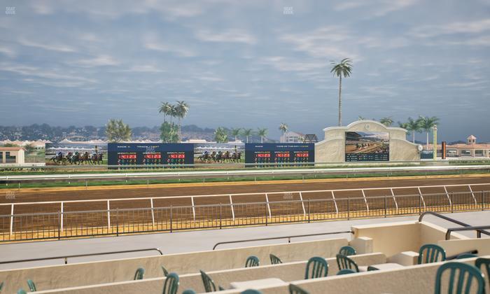 Del Mar Thoroughbred Club - Section Stretch Run Grill W Lvl 1 Tbl 162 Seat View