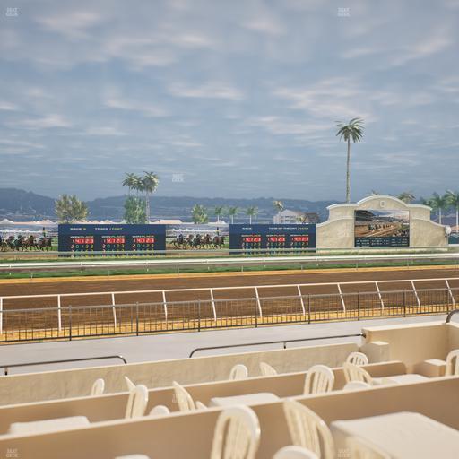 Del Mar Thoroughbred Club - Section Stretch Run Grill W Lvl 1 Tbl 162 Seat View