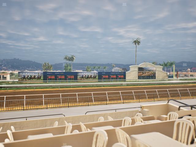 Del Mar Thoroughbred Club - Section Stretch Run Grill W Lvl 1 Tbl 162 Seat View