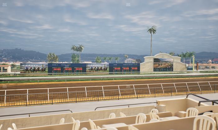 Del Mar Thoroughbred Club - Section Stretch Run Grill W Lvl 1 Tbl 162 Seat View
