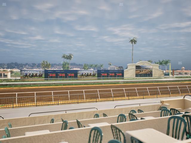 Del Mar Thoroughbred Club - Section Stretch Run Grill W Lvl 1 Tbl 163 Seat View