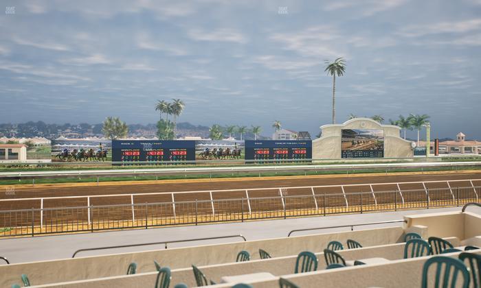 Del Mar Thoroughbred Club - Section Stretch Run Grill W Lvl 1 Tbl 163 Seat View
