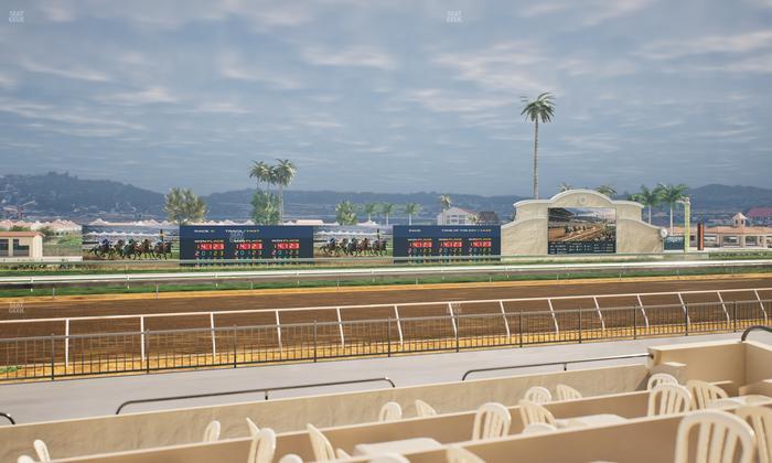 Del Mar Thoroughbred Club - Section Stretch Run Grill W Lvl 1 Tbl 163 Seat View