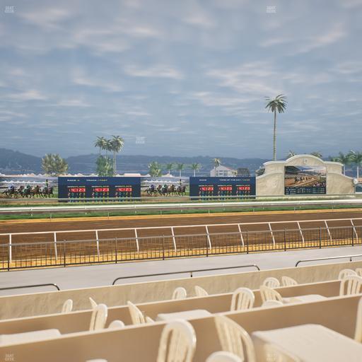 Del Mar Thoroughbred Club - Section Stretch Run Grill W Lvl 1 Tbl 164 Seat View
