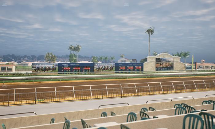 Del Mar Thoroughbred Club - Section Stretch Run Grill W Lvl 1 Tbl 166 Seat View