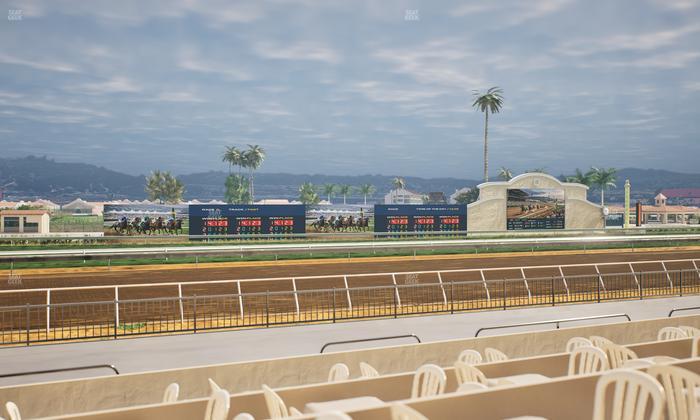 Del Mar Thoroughbred Club - Section Stretch Run Grill W Lvl 1 Tbl 166 Seat View