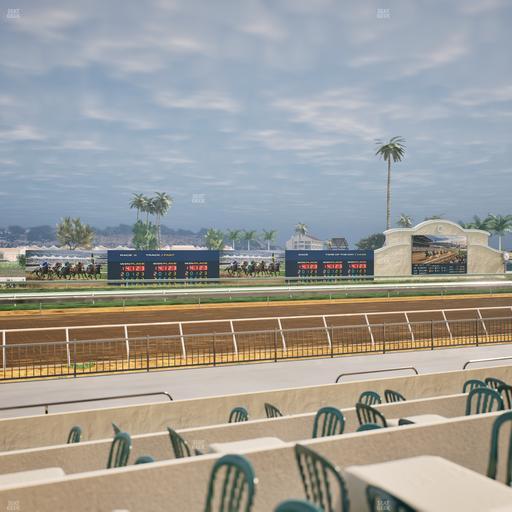 Del Mar Thoroughbred Club - Section Stretch Run Grill W Lvl 1 Tbl 167 Seat View