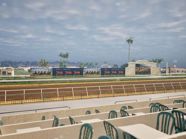 Del Mar Thoroughbred Club - Section Stretch Run Grill W Lvl 1 Tbl 167 Seat View