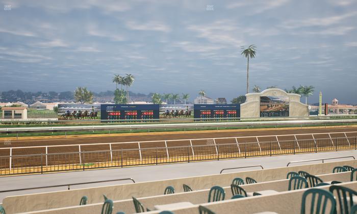 Del Mar Thoroughbred Club - Section Stretch Run Grill W Lvl 1 Tbl 167 Seat View