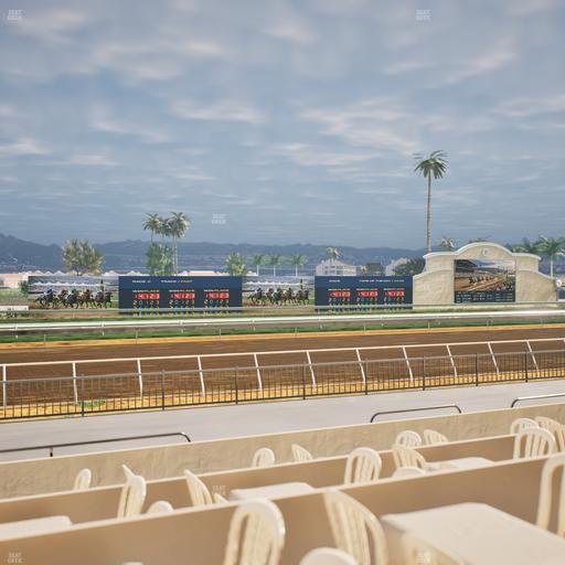 Del Mar Thoroughbred Club - Section Stretch Run Grill W Lvl 1 Tbl 167 Seat View