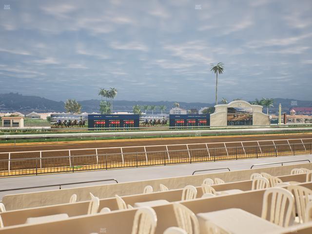Del Mar Thoroughbred Club - Section Stretch Run Grill W Lvl 1 Tbl 167 Seat View