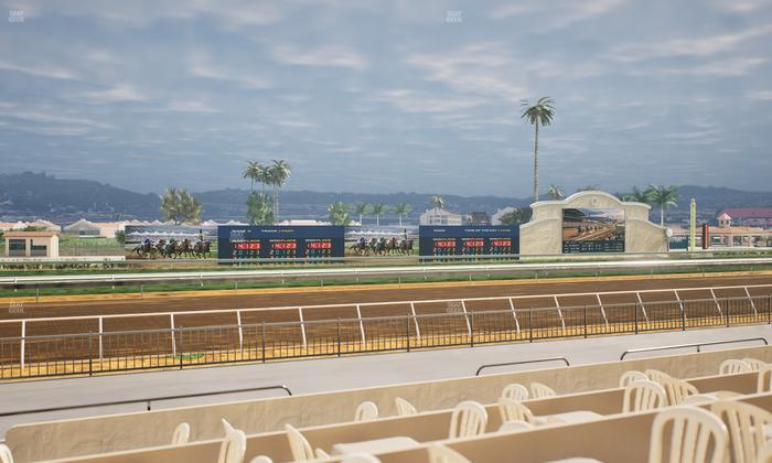 Del Mar Thoroughbred Club - Section Stretch Run Grill W Lvl 1 Tbl 167 Seat View