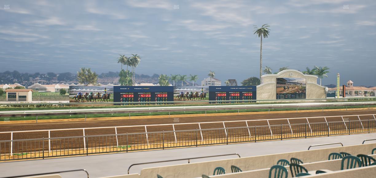 Del Mar Thoroughbred Club - Section Stretch Run Grill W Lvl 1 Tbl 170 Seat View