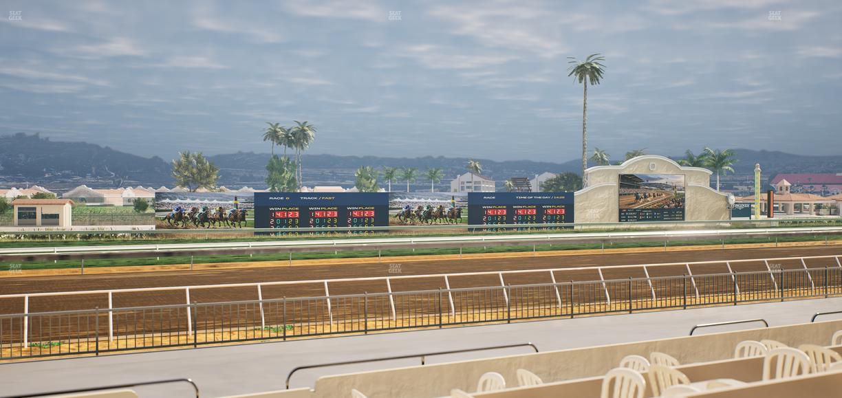 Del Mar Thoroughbred Club - Section Stretch Run Grill W Lvl 1 Tbl 170 Seat View