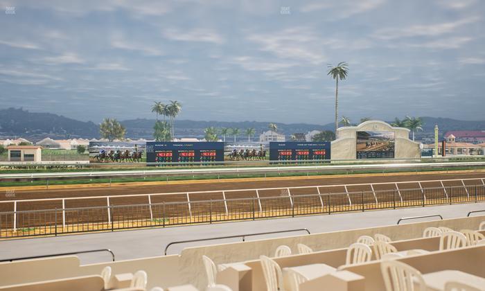 Del Mar Thoroughbred Club - Section Stretch Run Grill W Lvl 1 Tbl 170 Seat View