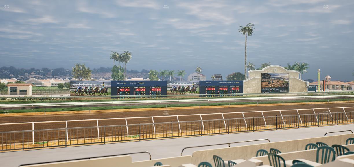 Del Mar Thoroughbred Club - Section Stretch Run Grill W Lvl 1 Tbl 171 Seat View