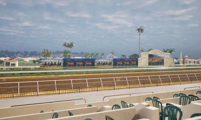 Del Mar Thoroughbred Club - Section Stretch Run Grill W Lvl 1 Tbl 171 Seat View