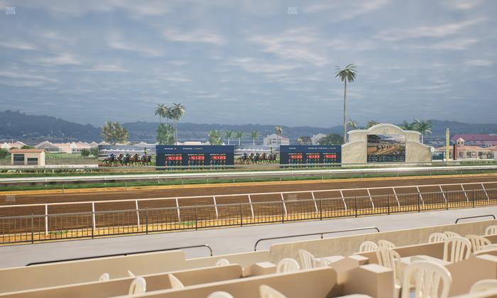 Del Mar Thoroughbred Club - Section Stretch Run Grill W Lvl 1 Tbl 171 Seat View