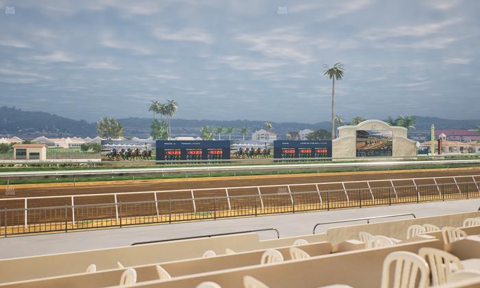 Del Mar Thoroughbred Club - Section Stretch Run Grill W Lvl 1 Tbl 172 Seat View