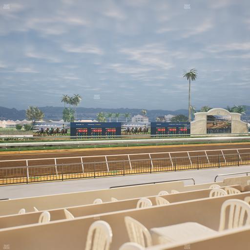 Del Mar Thoroughbred Club - Section Stretch Run Grill W Lvl 1 Tbl 173 Seat View