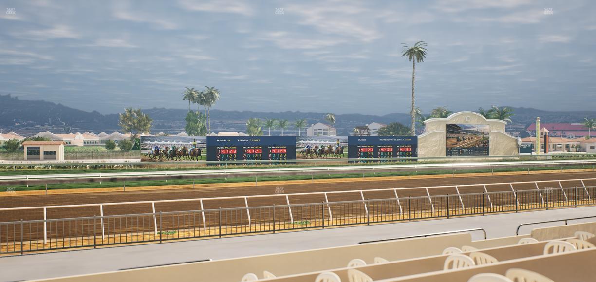 Del Mar Thoroughbred Club - Section Stretch Run Grill W Lvl 1 Tbl 174 Seat View