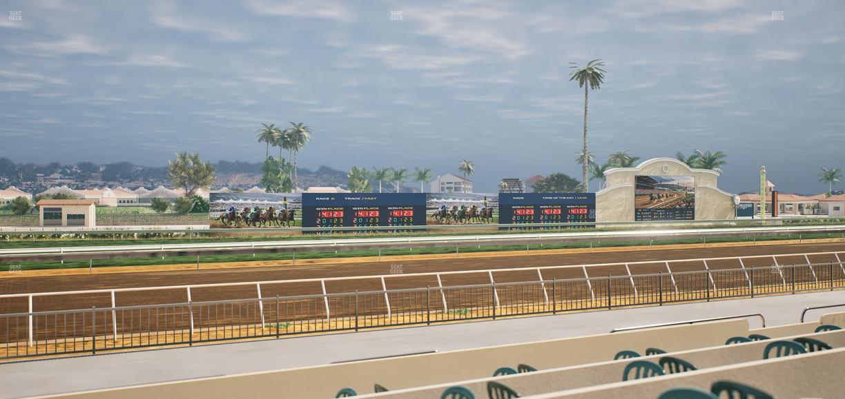 Del Mar Thoroughbred Club - Section Stretch Run Grill W Lvl 1 Tbl 175 Seat View