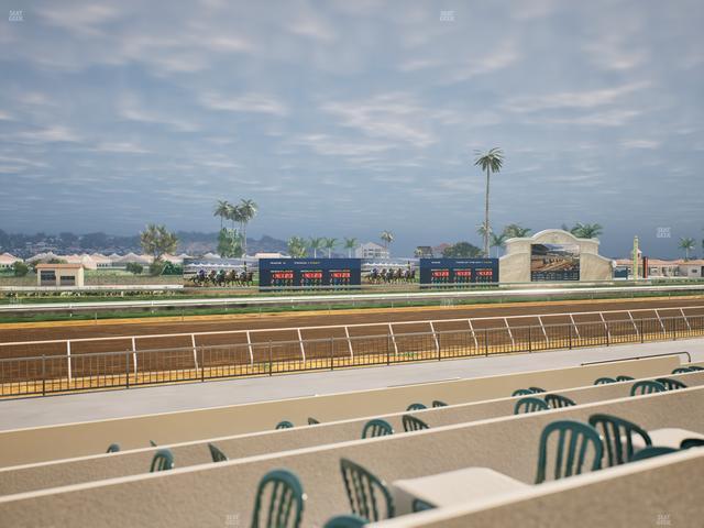Del Mar Thoroughbred Club - Section Stretch Run Grill W Lvl 1 Tbl 176 Seat View