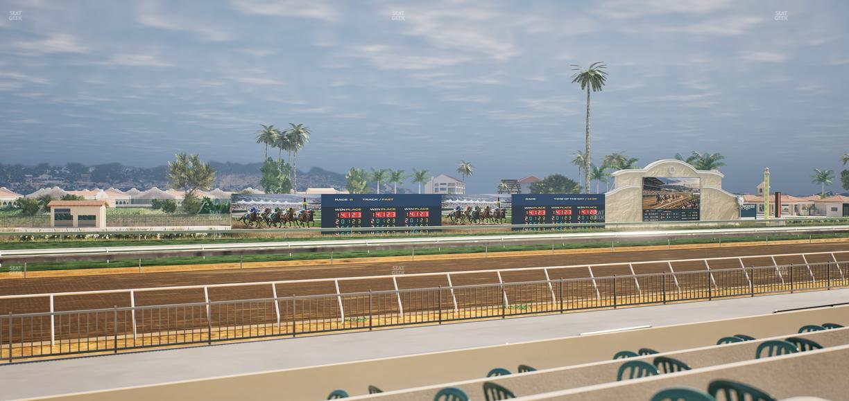 Del Mar Thoroughbred Club - Section Stretch Run Grill W Lvl 1 Tbl 177 Seat View