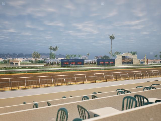 Del Mar Thoroughbred Club - Section Stretch Run Grill W Lvl 1 Tbl 177 Seat View