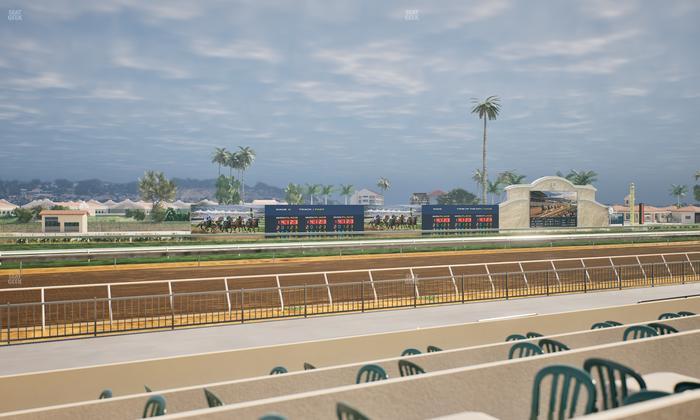 Del Mar Thoroughbred Club - Section Stretch Run Grill W Lvl 1 Tbl 177 Seat View