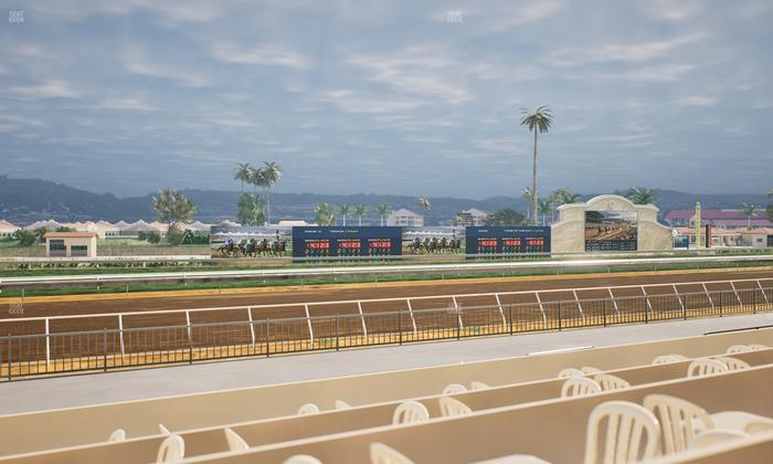Del Mar Thoroughbred Club - Section Stretch Run Grill W Lvl 1 Tbl 177 Seat View